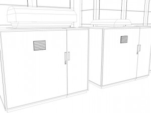 nas battery package lowpoly 3Dモデル