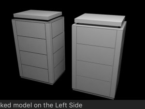 nas battery modular set low-poly 3D Model