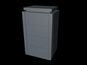 nas battery modular set low-poly 3D Model