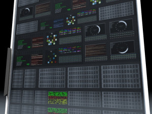 server rack unit low poly game ready low-poly 3D Model