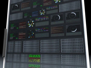 server rack unit low poly game ready low-poly 3D Model