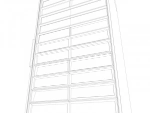 server rack unit low-mid poly low-poly 3D Model