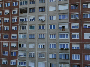 panel plattenbau block building architectural modular set lowpoly 3D Model