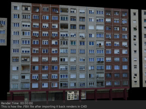 panel plattenbau block building architectural modular set lowpoly 3D Model