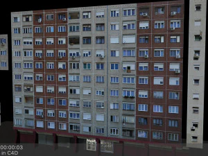 panel plattenbau block building architectural modular set lowpoly 3D Model