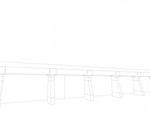 panel plattenbau block building architectural modular set lowpoly 3D Model