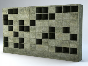 columbarium pack low-poly Modelo 3D