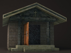 crypt 1 lowpoly game ready low-poly Modelo 3D