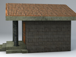 crypt 1 lowpoly game ready low-poly Modelo 3D