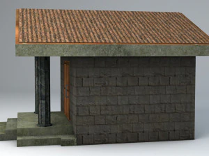 crypt 1 lowpoly game ready low-poly 3D Model