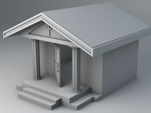 crypt 1 lowpoly game ready low-poly Modelo 3D