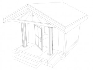 crypt 1 lowpoly game ready low-poly Modelo 3D