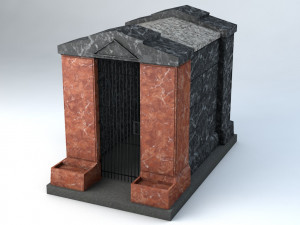 crypt 2 low poly game ready low-poly 3D Model