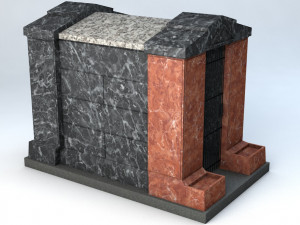 crypt 2 low poly game ready low-poly 3D Model