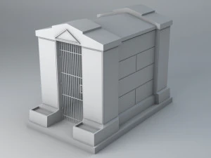 crypt 2 low poly game ready low-poly 3D Model