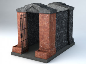 crypt 2 low poly game ready low-poly 3D Model