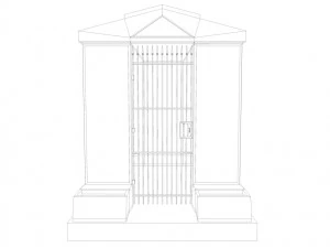 crypt 2 low poly game ready low-poly 3D Model