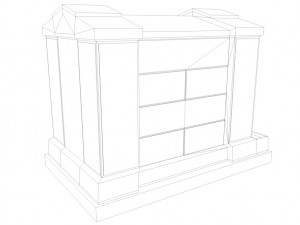 crypt 2 low poly game ready low-poly 3D Model