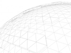 modern minimalistic earth triangulated design Modelo 3D