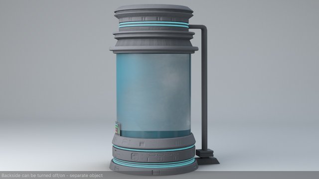 hibernation capsule next gen game pbr low-poly Modello 3D .c4d .max .obj .3ds .fbx .stl .blend 