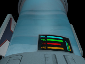 hibernation capsule next gen game pbr low-poly Modello 3D