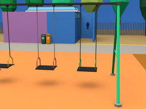 playground low poly low-poly 3D Model