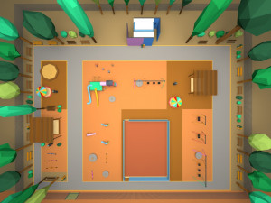 playground low poly low-poly Modelo 3D