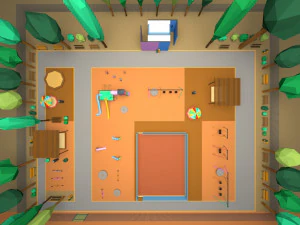 playground low poly low-poly 3D Model