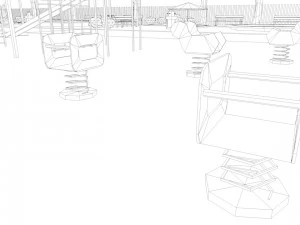 playground low poly low-poly 3D Model