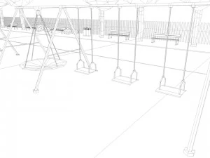 playground low poly low-poly 3D Model