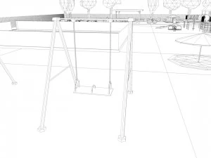 playground low poly low-poly 3D Model
