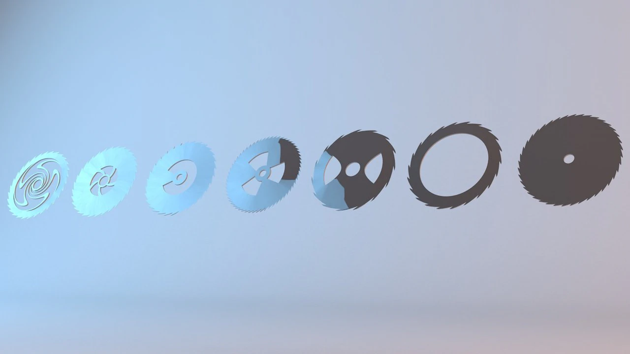 sawtooth pack 3D Model .c4d .max .obj .3ds .fbx .stl .blend 
