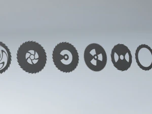 sawtooth pack 3D Model