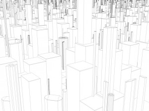 city of future 3Dモデル