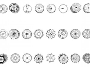 steampunk cogwheels pack 3Dモデル