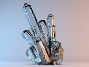 beautiful mineral crystals 3D Model