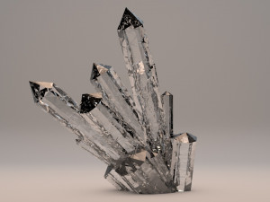beautiful mineral crystals 3D 모델