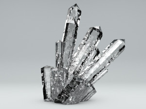 beautiful mineral crystals 3D 모델
