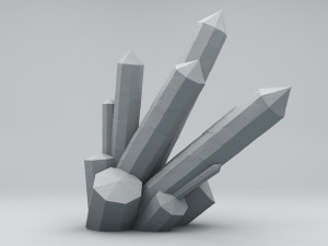 beautiful mineral crystals 3D 모델
