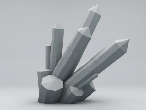 beautiful mineral crystals 3D Model