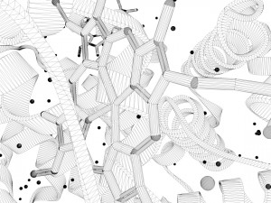 haemoglobin molecule structure Modello 3D