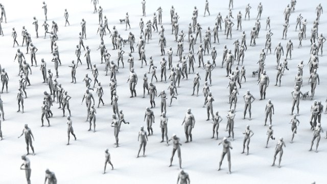25 lowpoly human characters bundle low-poly Modèle 3D .c4d .max .obj .3ds .fbx .stl .blend 