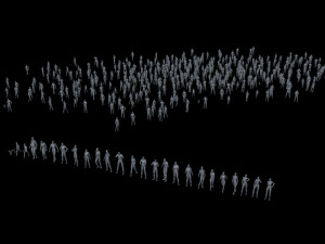 25 lowpoly human characters bundle low-poly Modèle 3D