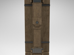 shikaku the hipster robot next gen pbr game and render ready low-poly Model 3D