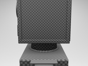 shikaku the hipster robot next gen pbr game and render ready low-poly Model 3D