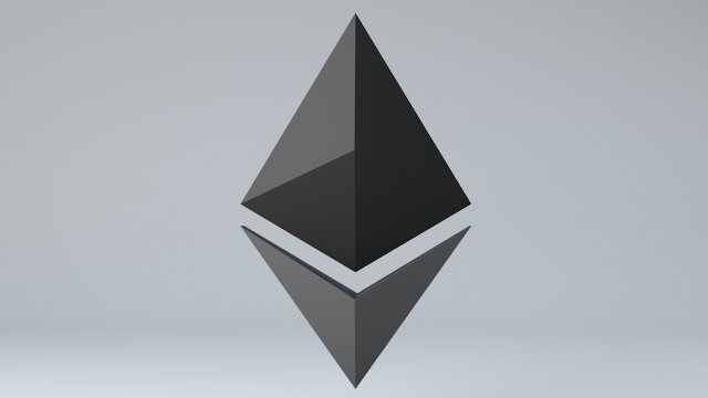 ethereum crypto currency 3d logo low-poly Modelo 3D .c4d .max .obj .3ds .fbx .stl .blend 