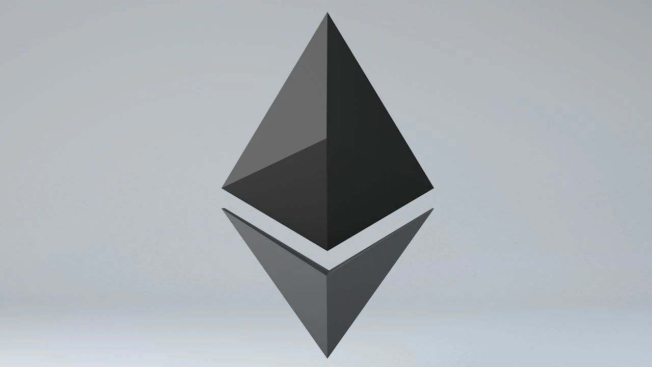 ethereum crypto currency 3d logo low-poly 3D Model .c4d .max .obj .3ds .fbx .stl .blend 