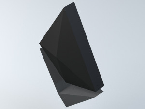ethereum crypto currency 3d logo low-poly Modelo 3D