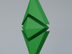 ethereum classic crypto currency 3d logo low-poly 3D 모델