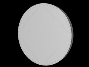 litecoin crypto currency 3d logo Modelo 3D